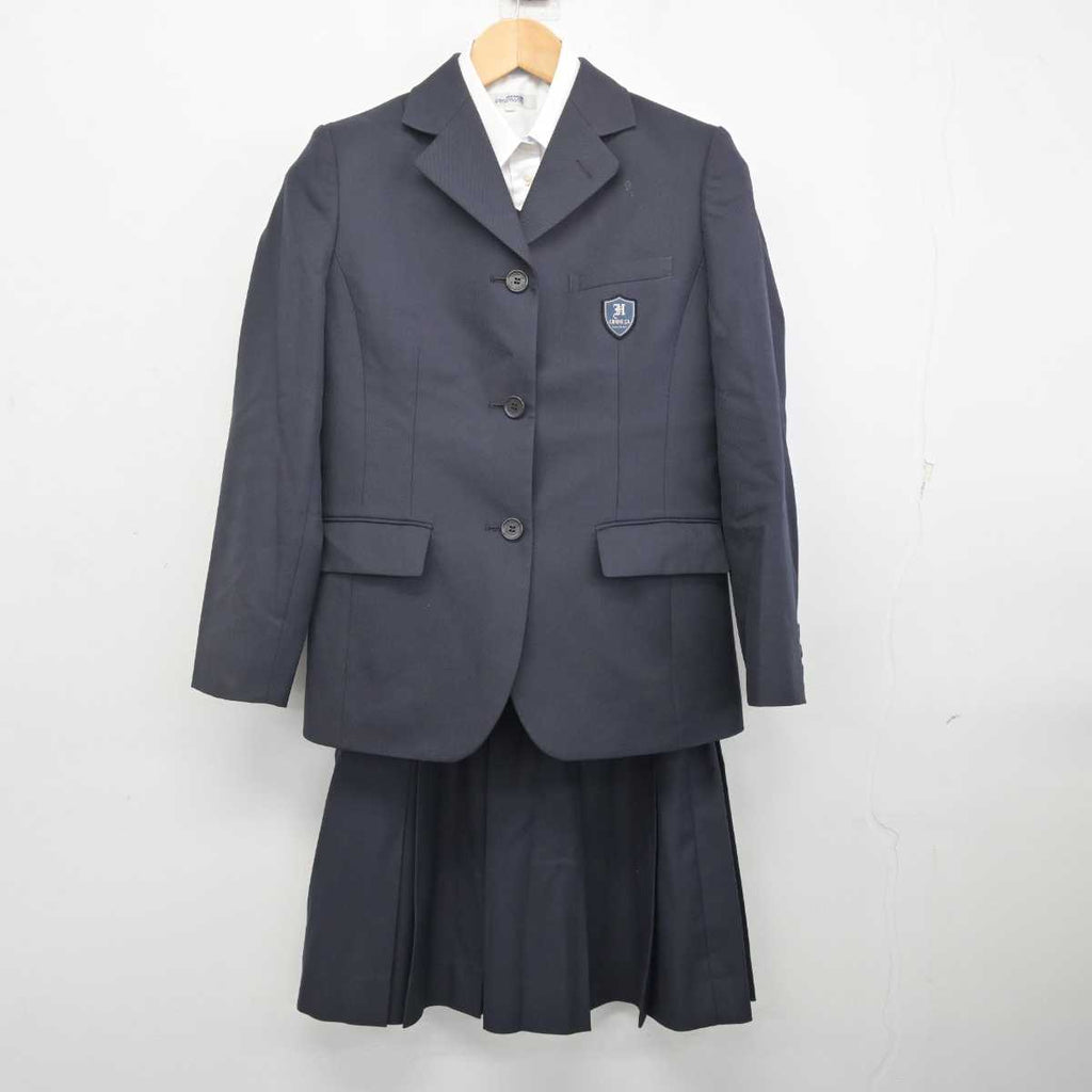 【中古】京都府 龍谷大学付属平安高等学校 女子制服 4点 (ブレザー・ニット・シャツ・スカート) sf072167 | 中古制服通販パレイド