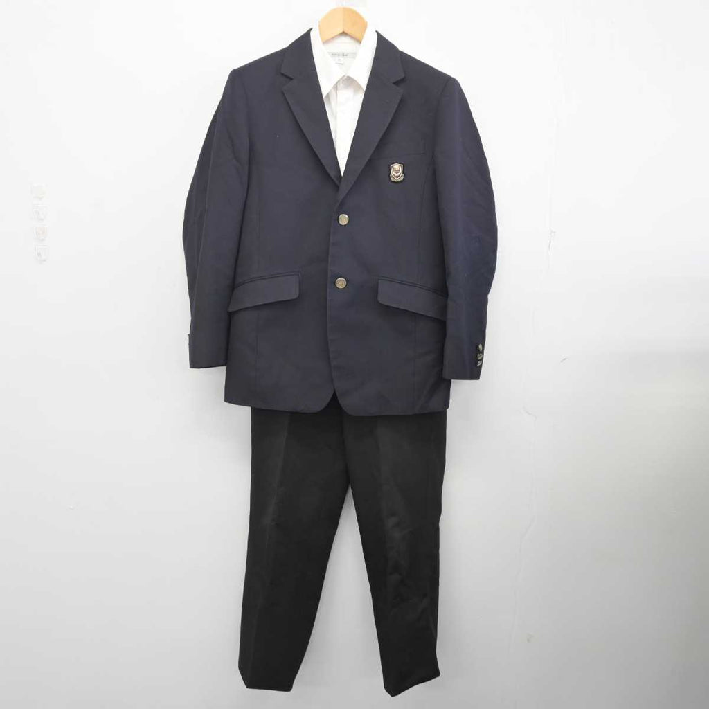 【中古】滋賀県 近江兄弟社高等学校 男子制服 4点 (ブレザー・シャツ・ズボン) sf072171 | 中古制服通販パレイド