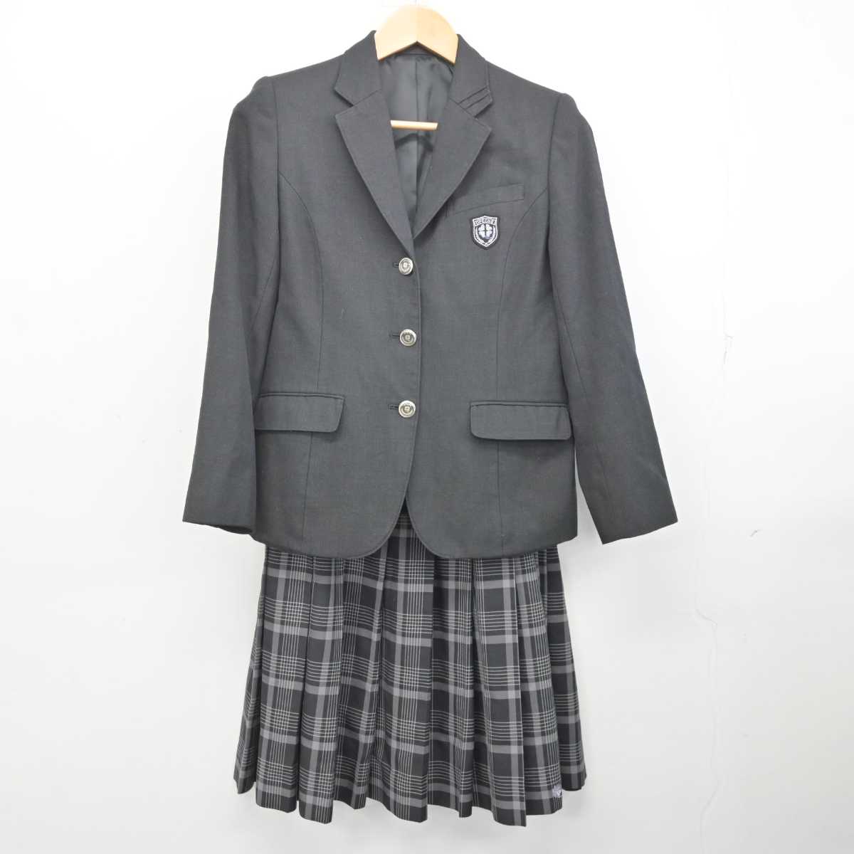 【中古】大阪府 守口東高等学校 女子制服 3点 (ブレザー・スカート) sf072173