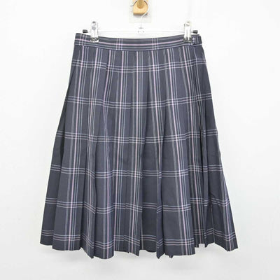 【中古】大阪府 大阪偕星学園高等学校 女子制服 3点 (ニットベスト・シャツ・スカート) sf072190