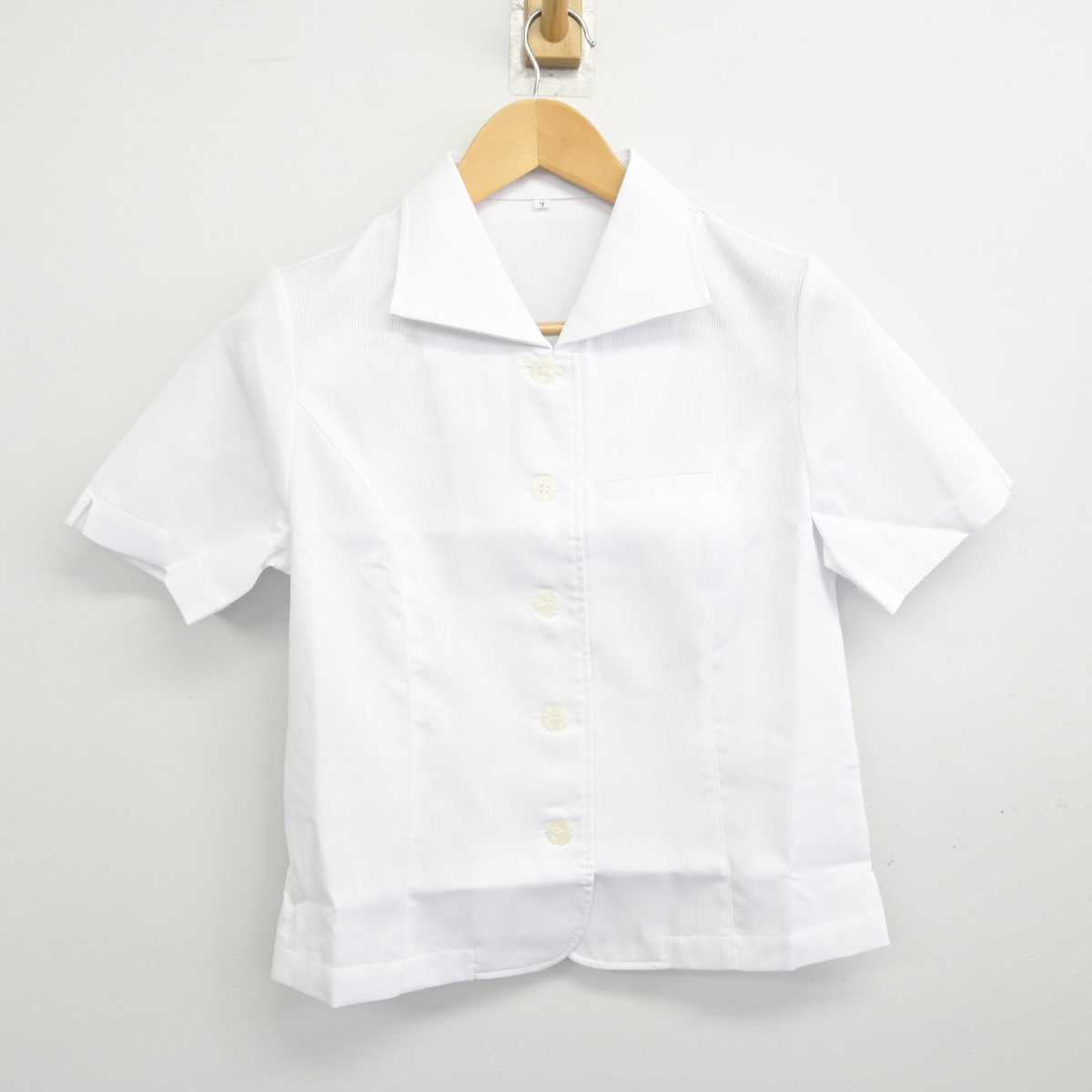 【中古】秋田県 秋田市立泉中学校 女子制服 2点 (ニット・シャツ) sf072199