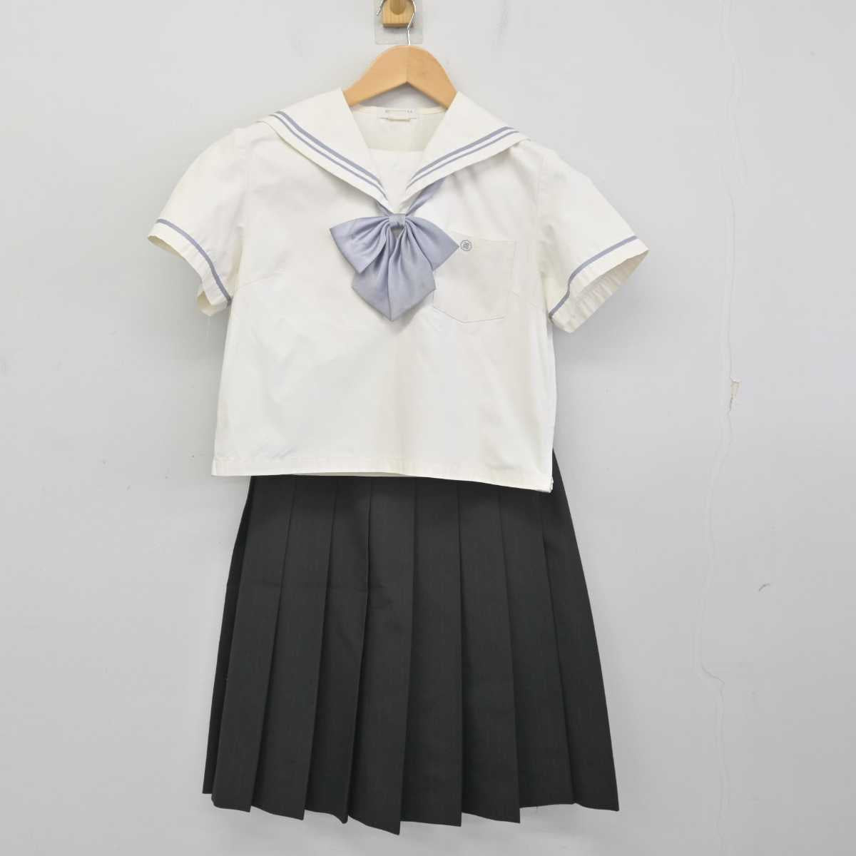 【中古】愛知県 名古屋女子大学高等学校 女子制服 3点 (セーラー服・スカート) sf072244