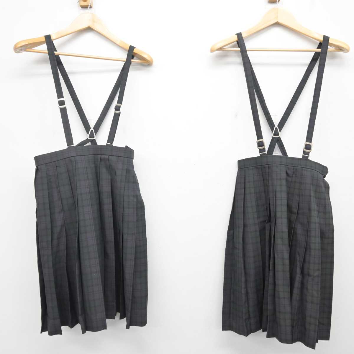 【中古】兵庫県 長田中学校 女子制服 2点 (スカート・スカート) sf072276