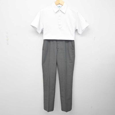 【中古】東京都 豊島高等学校 男子制服 3点 (シャツ・ズボン) sf072312