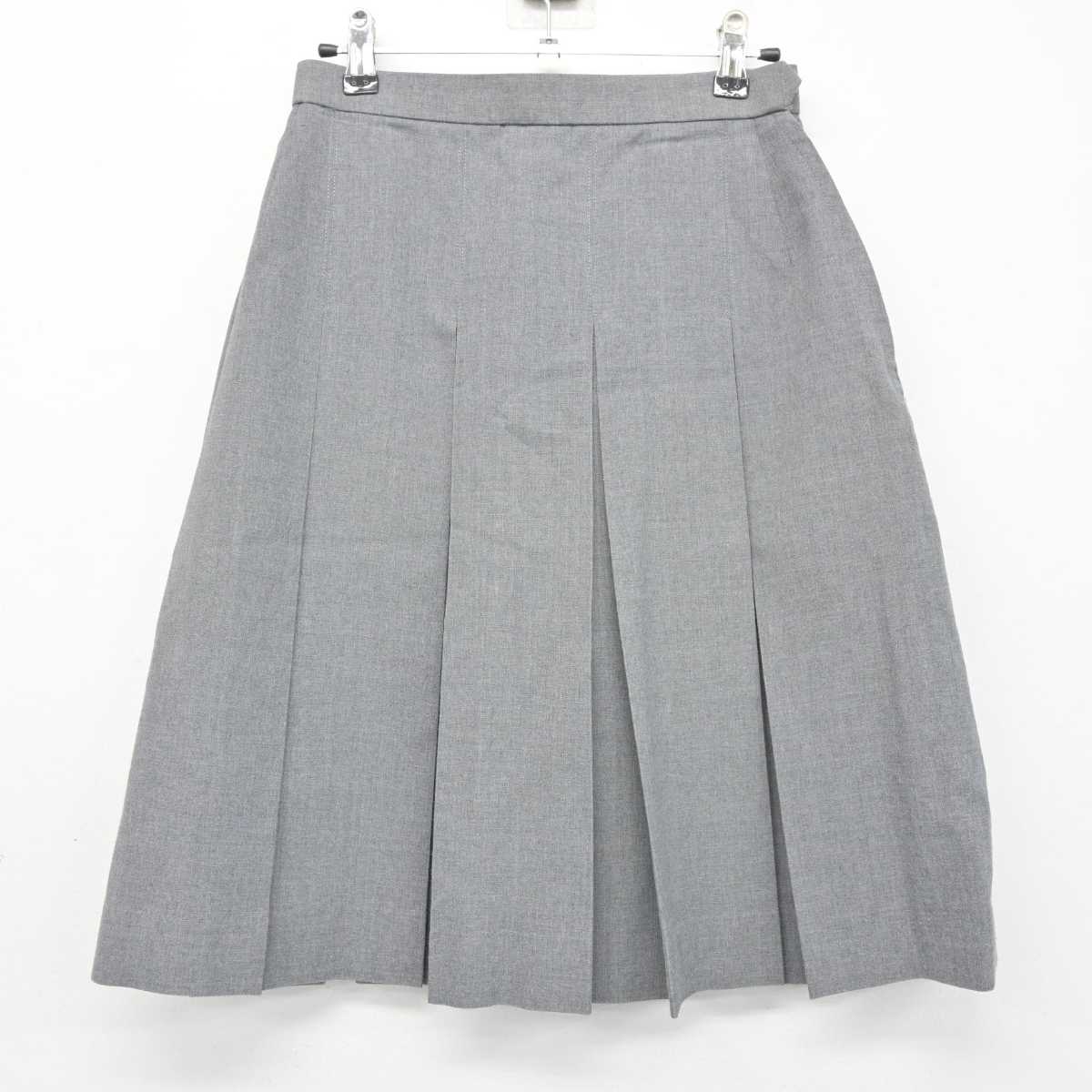 【中古】富山県 福岡高等学校 女子制服 3点 (シャツ・スカート) sf072328