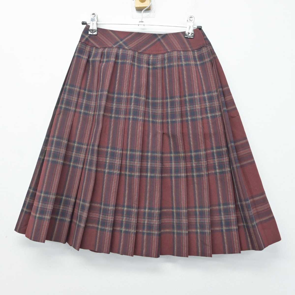 【中古】東京都 帝京中学校・高等学校 女子制服 1点 (スカート) sf072344