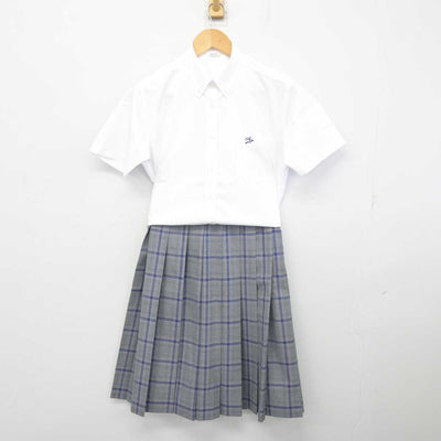 【中古】兵庫県 尼崎双星高等学校 女子制服 2点 (シャツ・スカート) sf072383