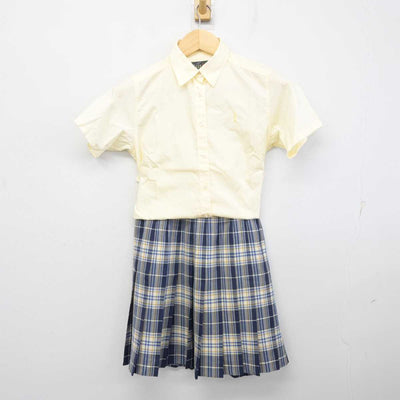 【中古】 学校名不明 女子制服 3点 (シャツ・スカート) sf072388