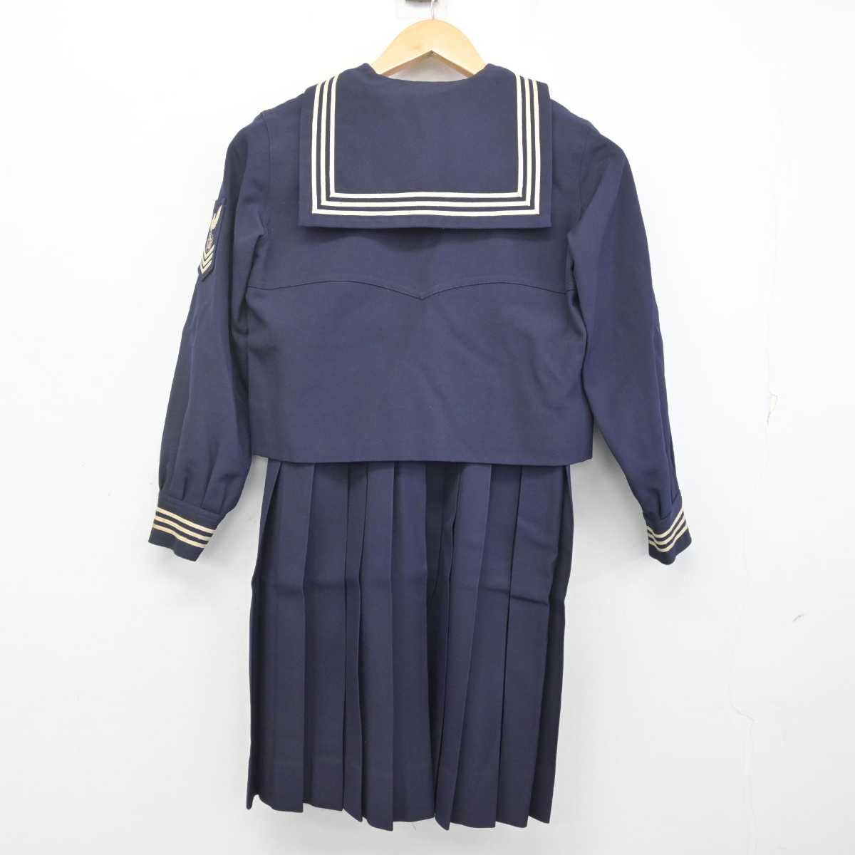 【中古】東京都 共立女子中学校 女子制服 3点 (セーラー服・スカート) sf072458