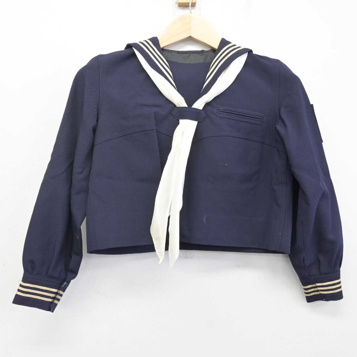 【中古】東京都 共立女子中学校 女子制服 3点 (セーラー服・スカート) sf072458