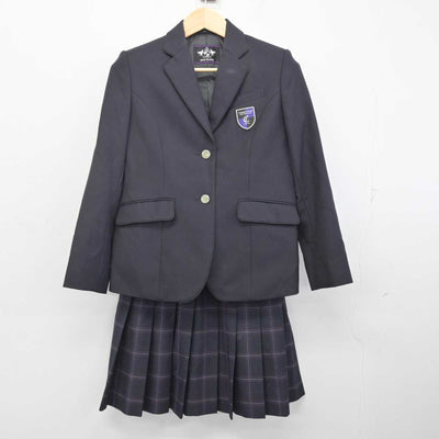 【中古】東京都 中央学院大学中央高等学校 女子制服 4点 (ブレザー・スカート・スカート) sf072462