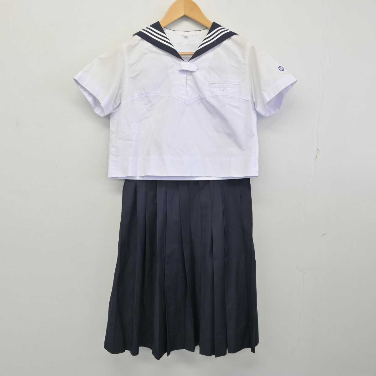 【中古】東京都 共立女子中学校 女子制服 2点 (セーラー服・スカート) sf072468