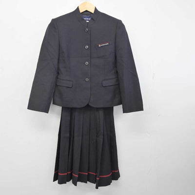 【中古】青森県 八戸聖ウルスラ学院中学校 女子制服 3点 (ブレザー・ベスト・スカート) sf072476