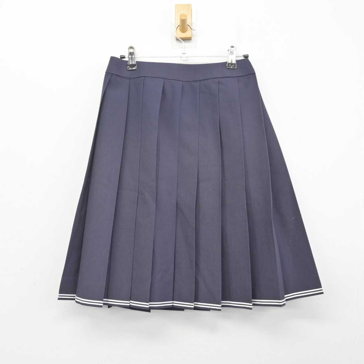 【中古】岡山県 創志学園高等学校 女子制服 3点 (セーラー服・スカート) sf072482