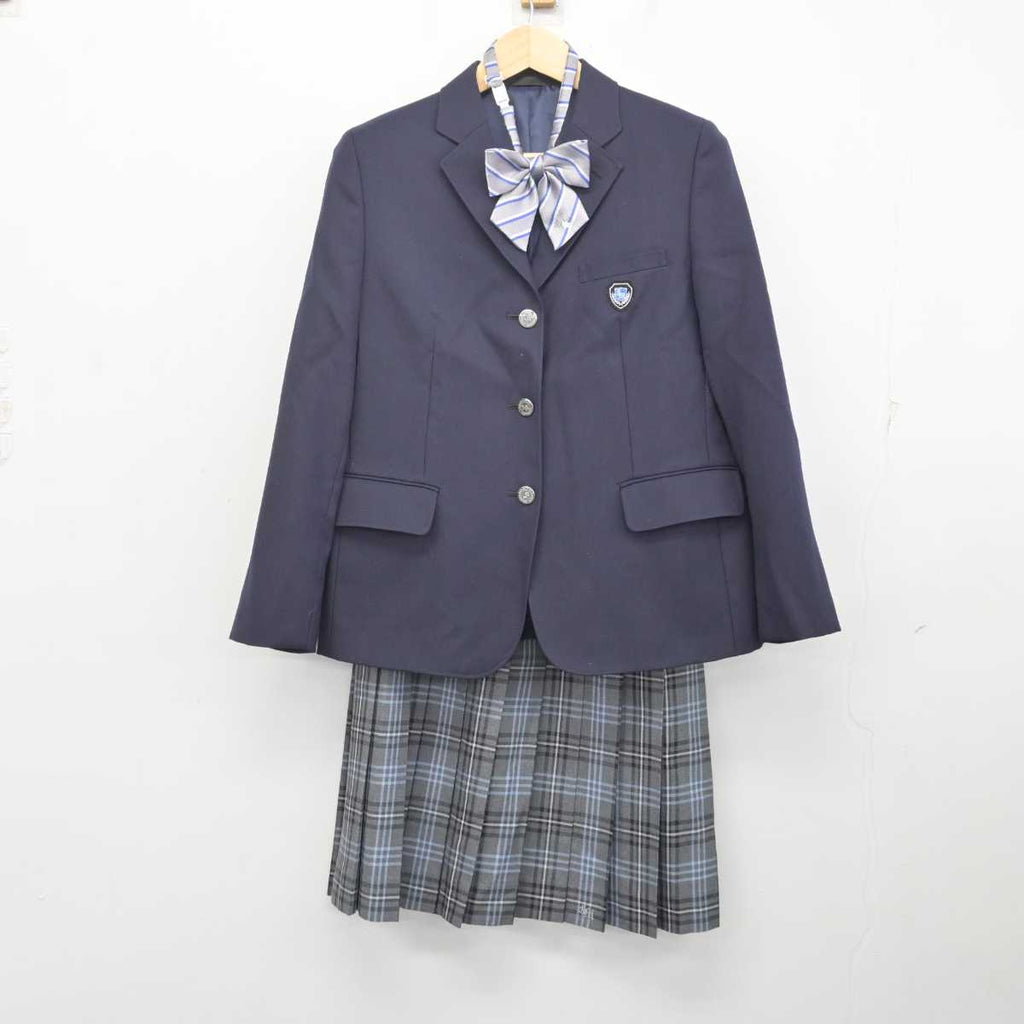 【中古】北海道 北海道石狩南高等学校 女子制服 3点 (ブレザー・スカート) sf072487