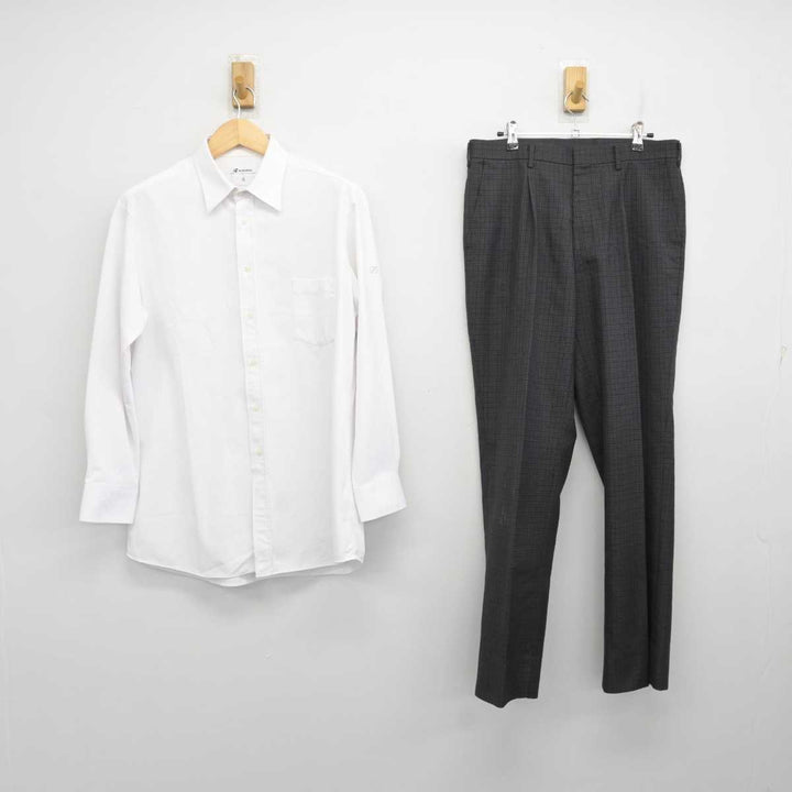 中古】北海道 札幌西陵高等学校 男子制服 5点 (ブレザー・ニット