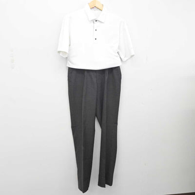 【中古】北海道 札幌西陵高等学校 男子制服 3点 (シャツ・ズボン) sf072505