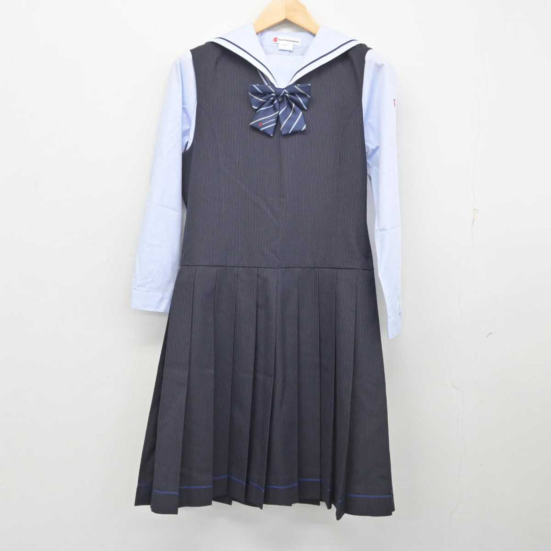 中古】島根県 出雲西高等学校 女子制服 6点 (ブレザー・ブラウス