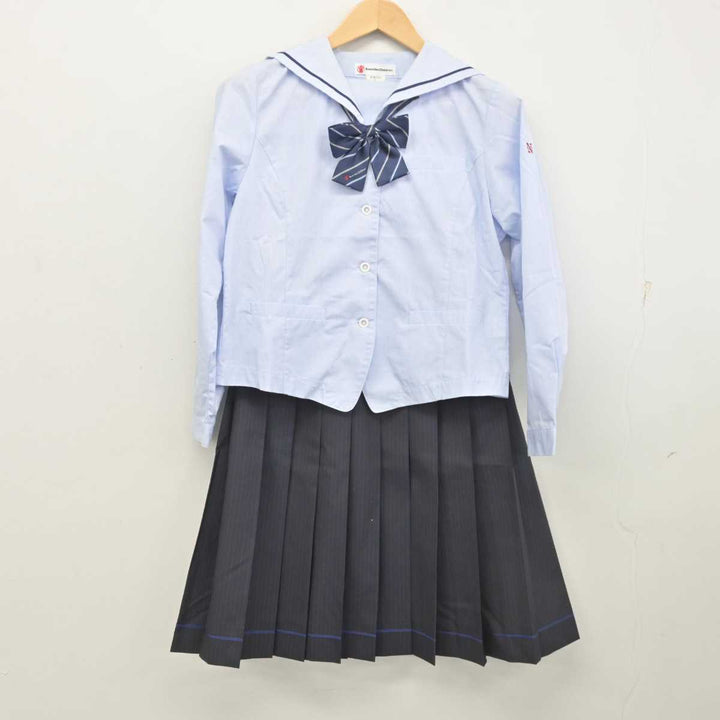 中古】島根県 出雲西高等学校 女子制服 5点 (ブラウス・スカート