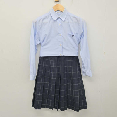 【中古】島根県 島根中央高等学校 女子制服 3点 (ブレザー・シャツ・スカート) sf072527