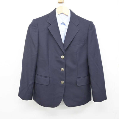 【中古】島根県 島根中央高等学校 女子制服 2点 (ブレザー・シャツ) sf072528