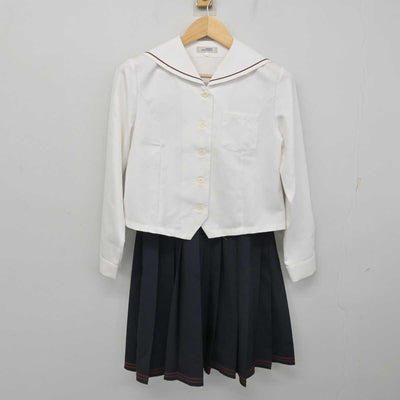 【中古】静岡県 浜松開誠館高等学校 女子制服 2点 (セーラー服・スカート) sf072530