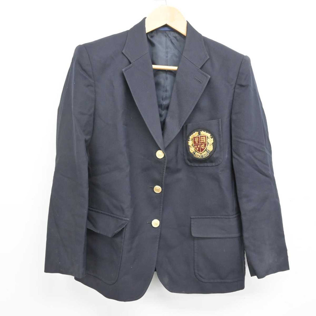 【中古】大阪府 淀商業高等学校 女子制服 3点 (ブレザー・ニット) sf072535 | 中古制服通販パレイド