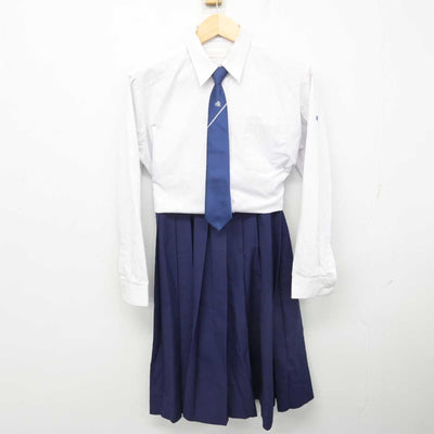 【中古】千葉県 千葉女子高等学校 女子制服 6点 (ブレザー・ベスト・シャツ・スカート) sf072537