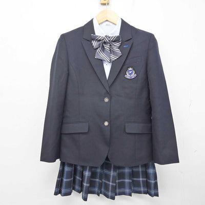 【中古】福岡県 古賀竟成館高等学校 女子制服 4点 (ブレザー・シャツ・スカート) sf072544