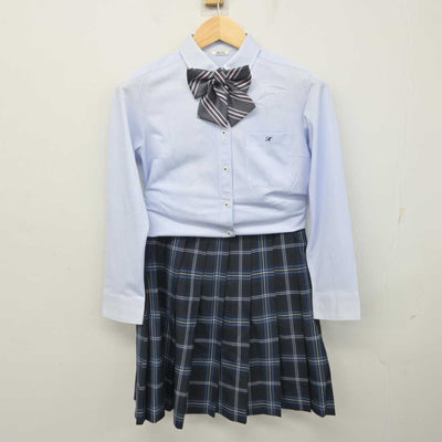 【中古】福岡県 古賀竟成館高等学校 女子制服 4点 (ブレザー・シャツ・スカート) sf072544