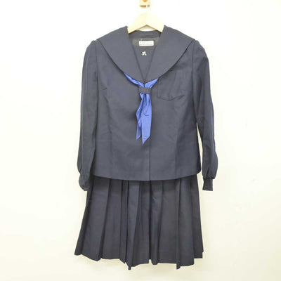 【中古】福島県 郡山第七中学校 女子制服 4点 (セーラー服・スカート) sf072548