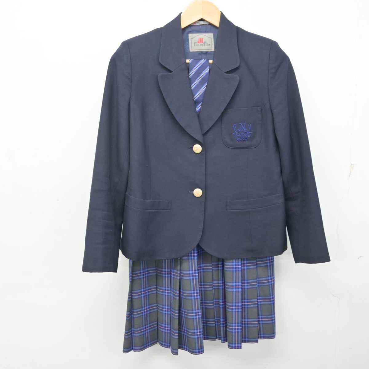 【中古】神奈川県 日本大学高等学校 女子制服 4点 (ブレザー・スカート・スカート) sf072555