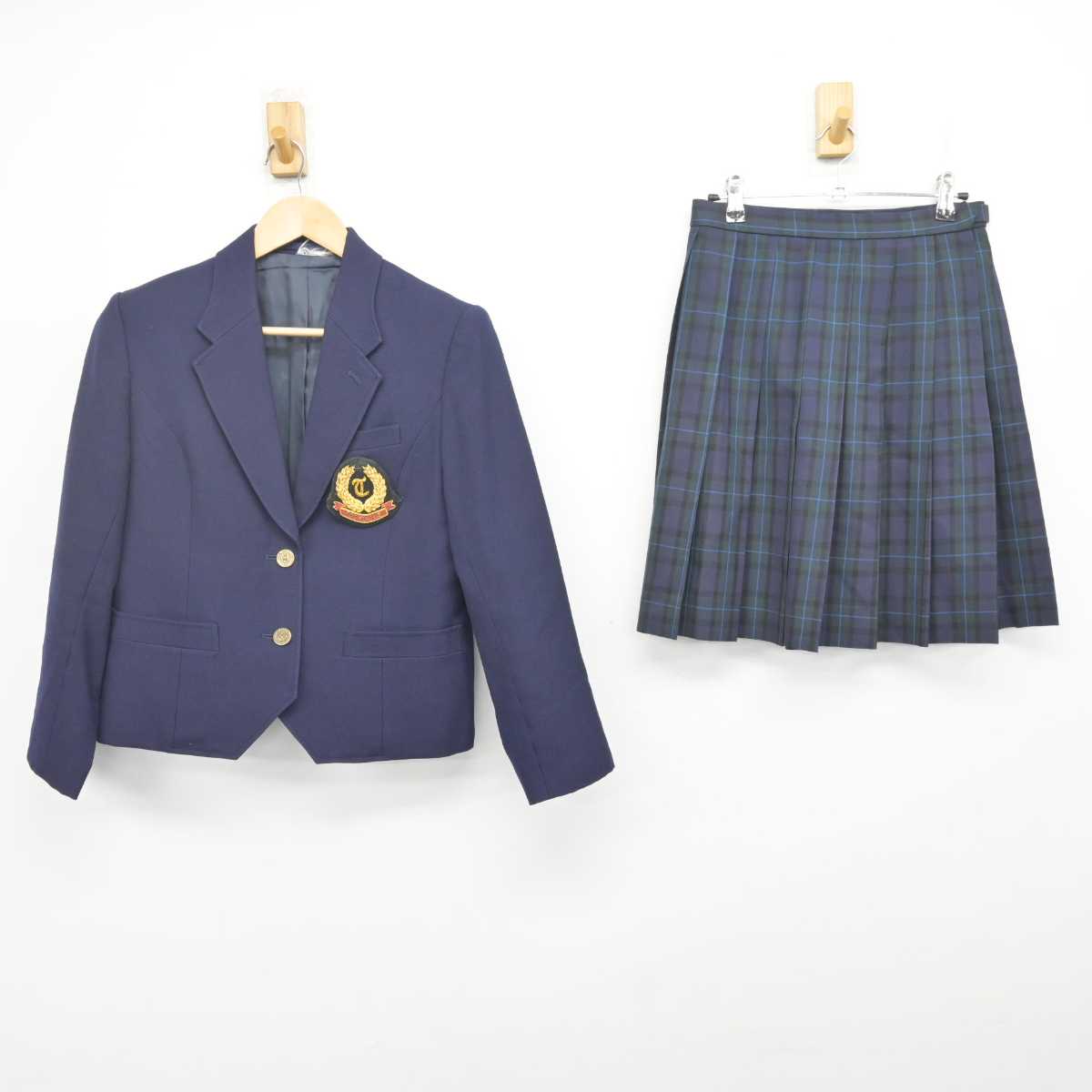 【中古】東京都 東京高等学校 女子制服 2点 (ブレザー・スカート) sf072557