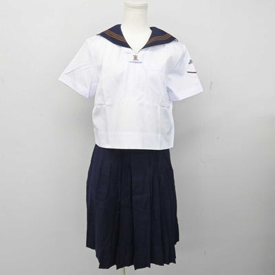 【中古】東京都 関東国際高等学校 女子制服 2点 (セーラー服・スカート) sf072560