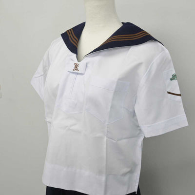 【中古】東京都 関東国際高等学校 女子制服 2点 (セーラー服・スカート) sf072560