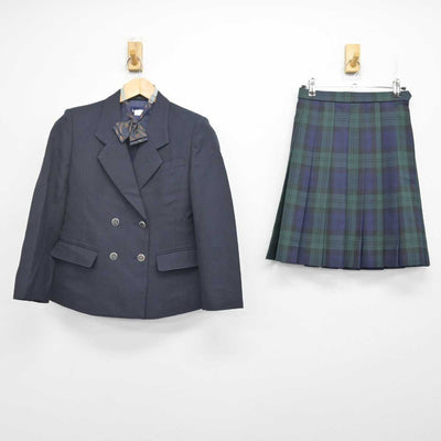 【中古】千葉県 千葉敬愛高等学校 女子制服 4点 (ブレザー・スカート) sf072565