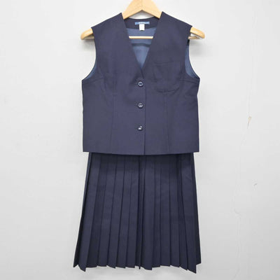 【中古】兵庫県 星陵高等学校 女子制服 3点 (ブレザー・ベスト・スカート) sf072573