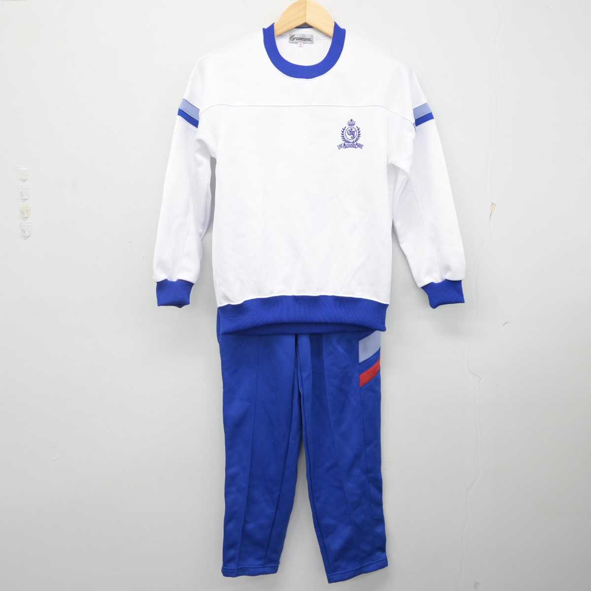 【中古】岐阜県 岐阜女子高等学校 女子制服 2点 (ジャージ 上・ジャージ 下) sf072576