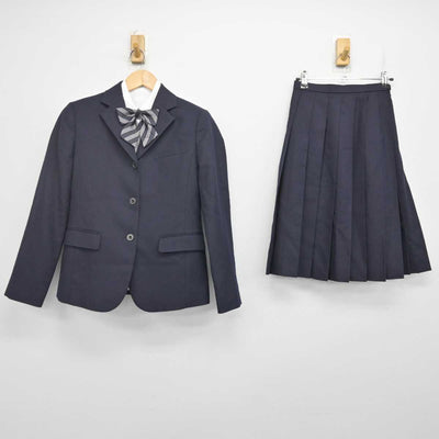 【中古】福岡県 中村学園女子高等学校 女子制服 4点 (ブレザー・シャツ・スカート) sf072594