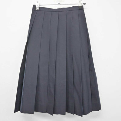 【中古】福岡県 中村学園女子高等学校 女子制服 3点 (ニットベスト・シャツ・スカート) sf072595