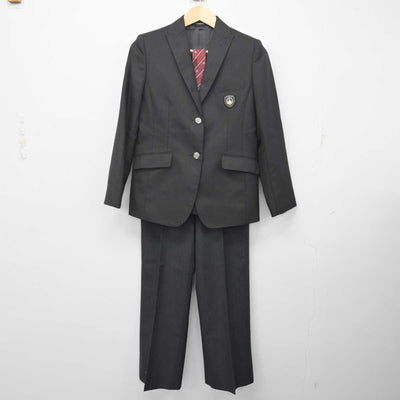 【中古】神奈川県 上鶴間高等学校 女子制服 4点 (ブレザー・スカート・ズボン) sf072607