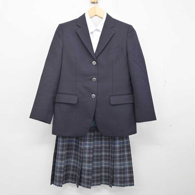 【中古】東京都 芦花高等学校 女子制服 3点 (ブレザー・シャツ・スカート) sf072615