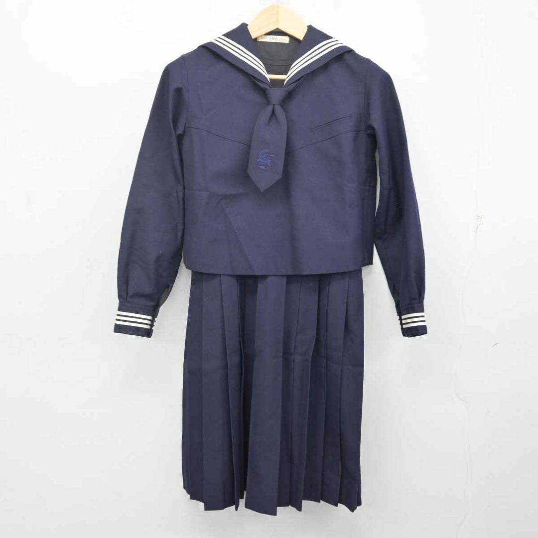 中古】東京都 大妻多摩中学高等学校 女子制服 3点 (セーラー服・スカート) sf072617 | 中古制服通販パレイド