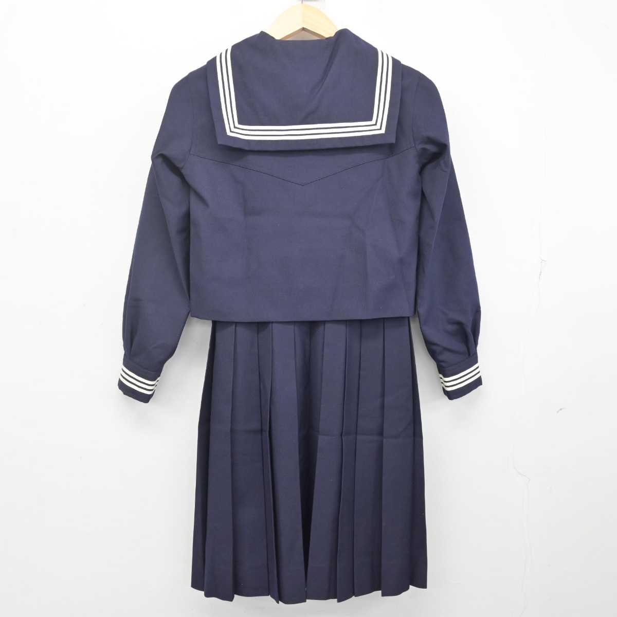 【中古】東京都 大妻多摩中学高等学校 女子制服 3点 (セーラー服・スカート) sf072617