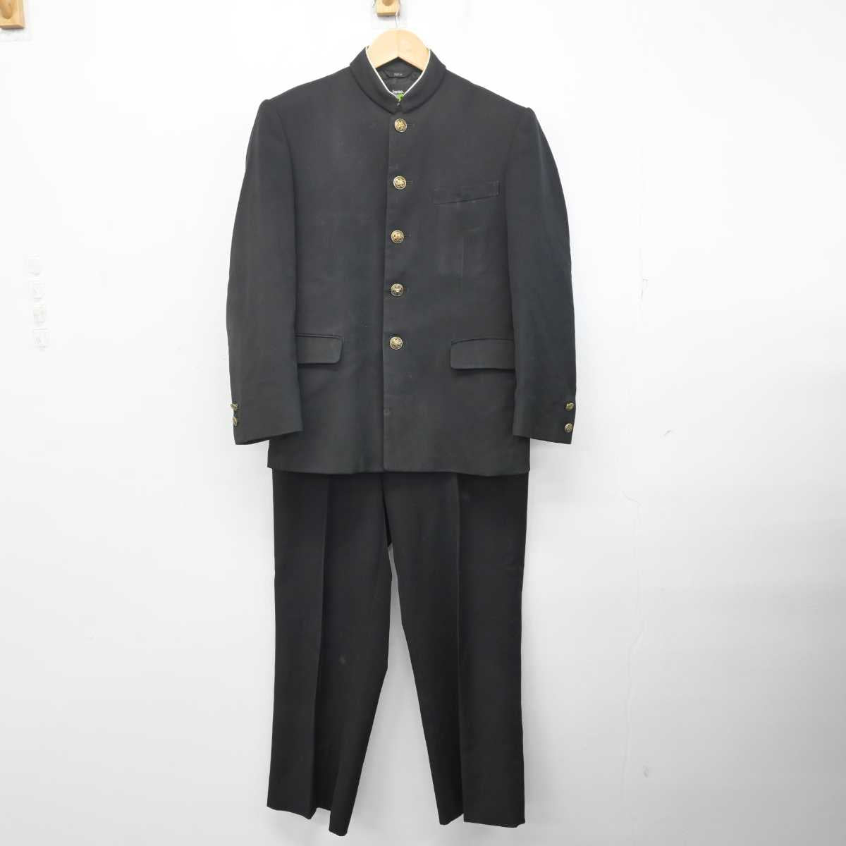 【中古】愛知県 西尾市立一色中学校 男子制服 2点 (学ラン・ズボン) sf072630