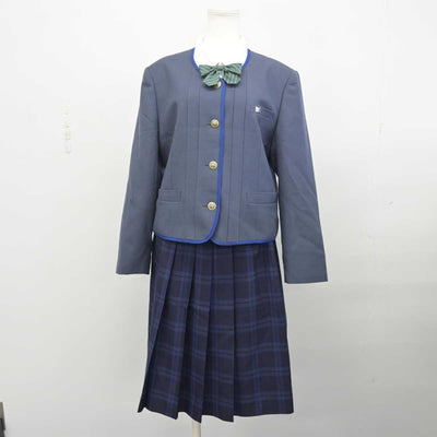 【中古】静岡県 加藤学園高等学校 女子制服 6点 (ブレザー・シャツ・スカート) sf072631