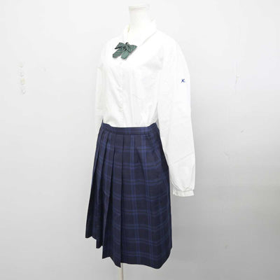 【中古】静岡県 加藤学園高等学校 女子制服 6点 (ブレザー・シャツ・スカート) sf072631