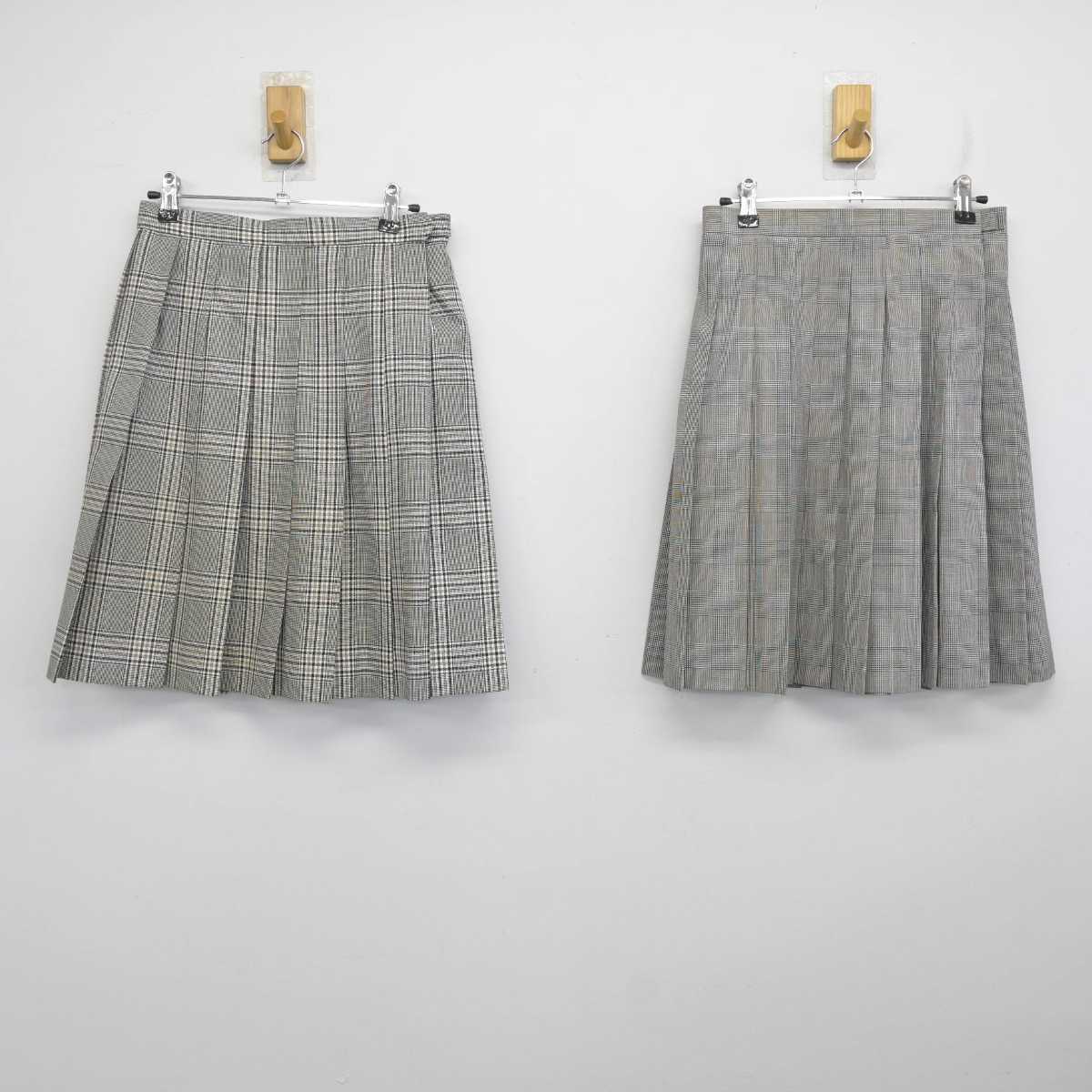 【中古】東京都 国士舘高等学校 女子制服 3点 (スカート・スカート) sf072644