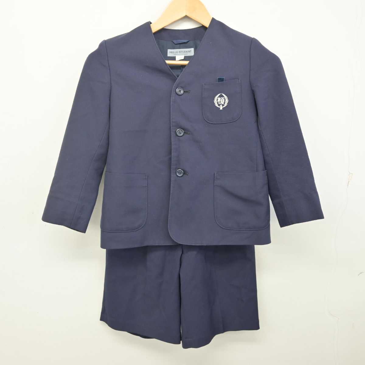 【中古】大阪府 堺市立榎小学校 男子制服 3点 (ブレザー・ブレザー・ズボン) sf072668