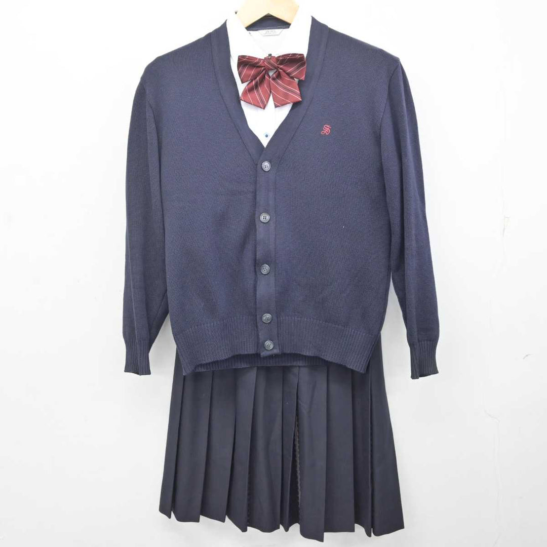 【中古】北海道 札幌白石高等学校 女子制服 5点 (ブレザー・ニット・シャツ・スカート) sf072671 | 中古制服通販パレイド